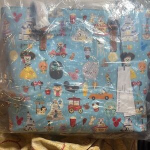 Colorful Disney Themed Tote Bag
